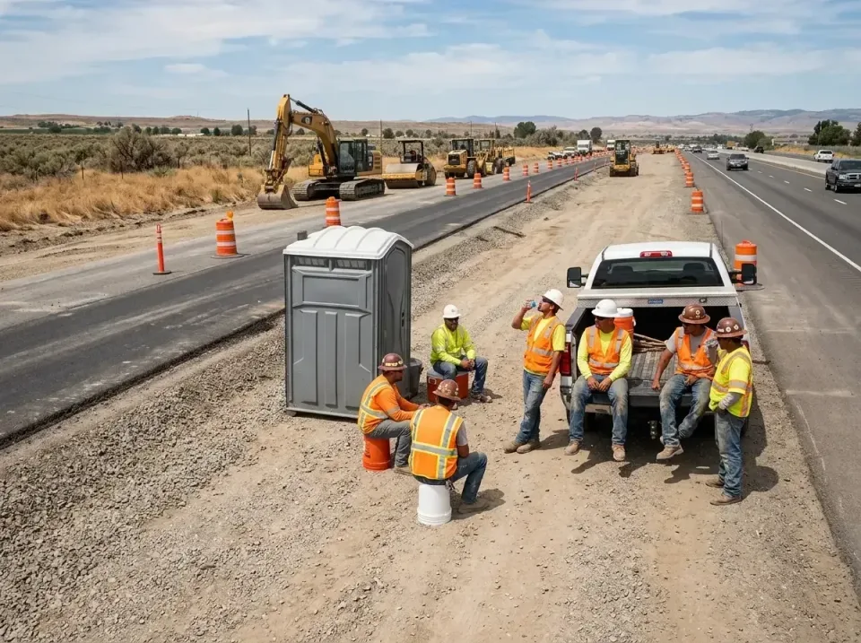 highway-road-construction-crew-007 — frequently asked questions, Porta Potty and Restroom Rentals in Mountain House, CA